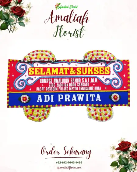 Papan Bunga Ucapan Selamat Katemas